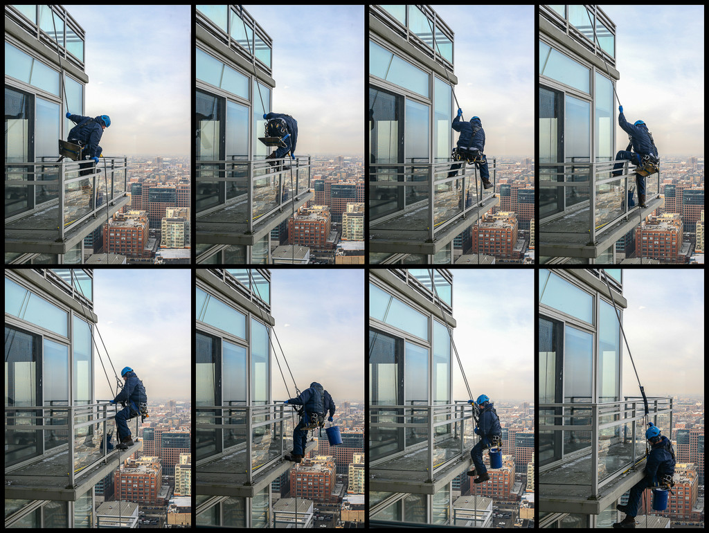 Thanks to the Brave Window Washer! by taffy