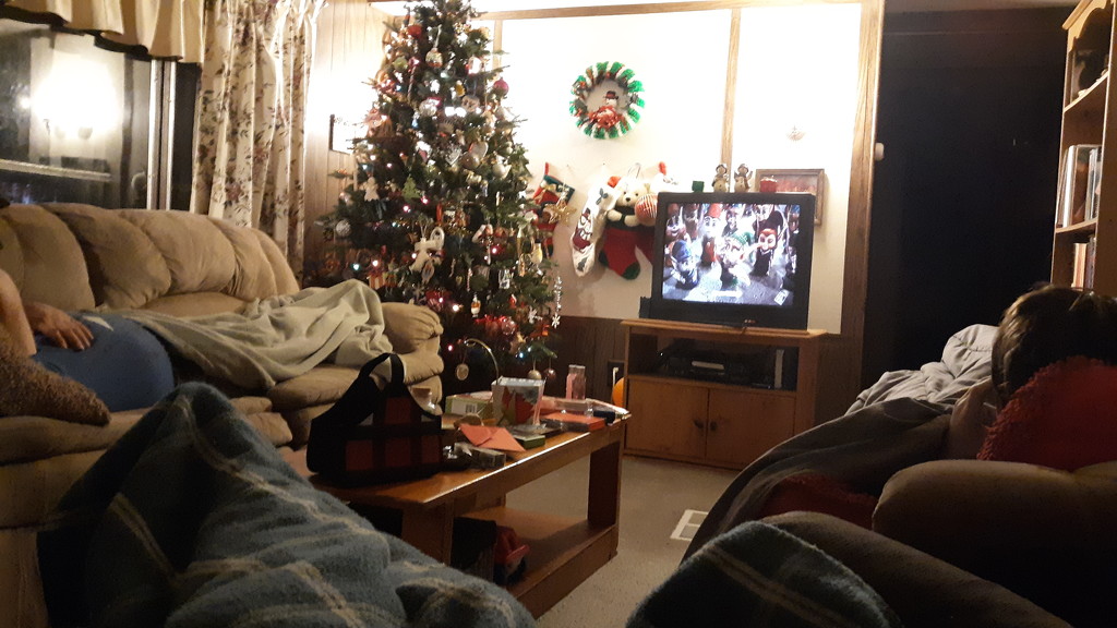 Watching the Christmas Chronicles on Netflix by julie