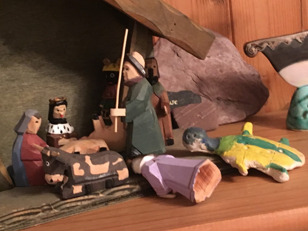 Nativity Scene as set up by my daughter by cataylor41