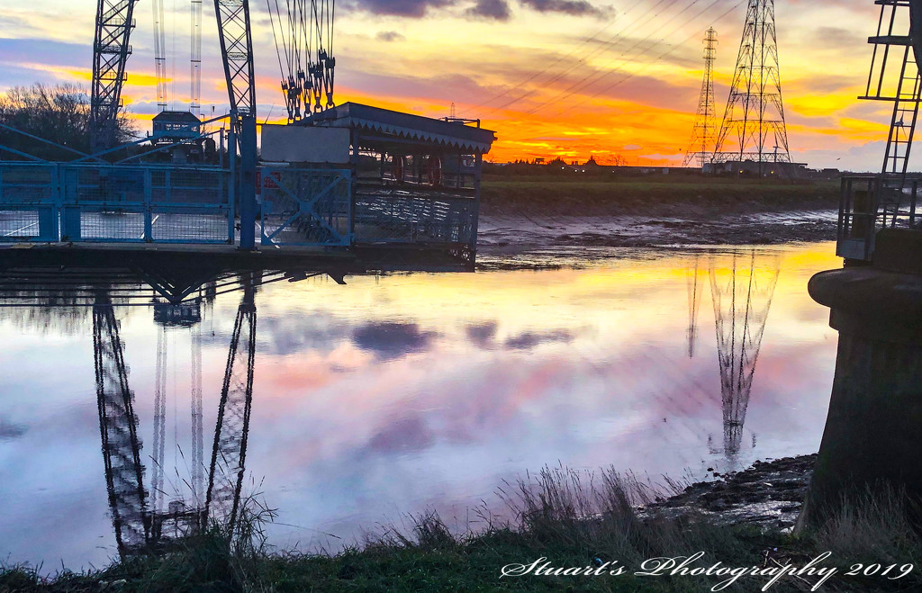 Reflections at sunrise  by stuart46