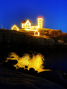 28th Dec 2019 - Nubble Light with Christmas lights