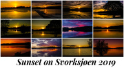 31st Dec 2019 -  Sunset on Svorksjøen in 2019