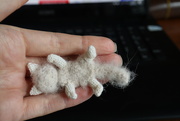 6th Aug 2019 - Crocheted miniature cat.