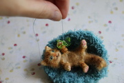 15th Aug 2019 - Crocheted miniature cat.