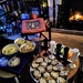Crostini and nibbles by the fire