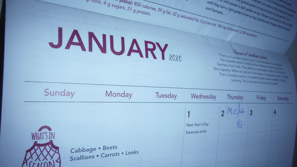 New Year's Day: New Calendar by spanishliz