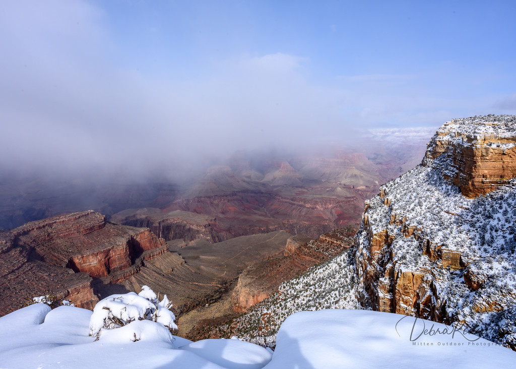 Grand Canyon with Snow by dridsdale