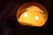 2nd Jan 2020 - Double wick candle