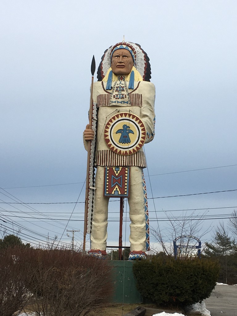 The Big Indian in Freeport Maine by clay88