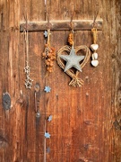 5th Jan 2020 - Stars and hearts on wood. 