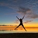 Jump in the sunset by cocobella