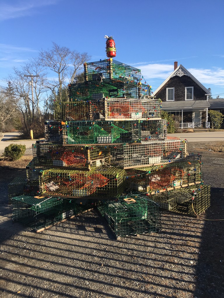 Lobster Trap Christmas Tree by clay88