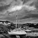 B & W Sunday Harbour by frequentframes