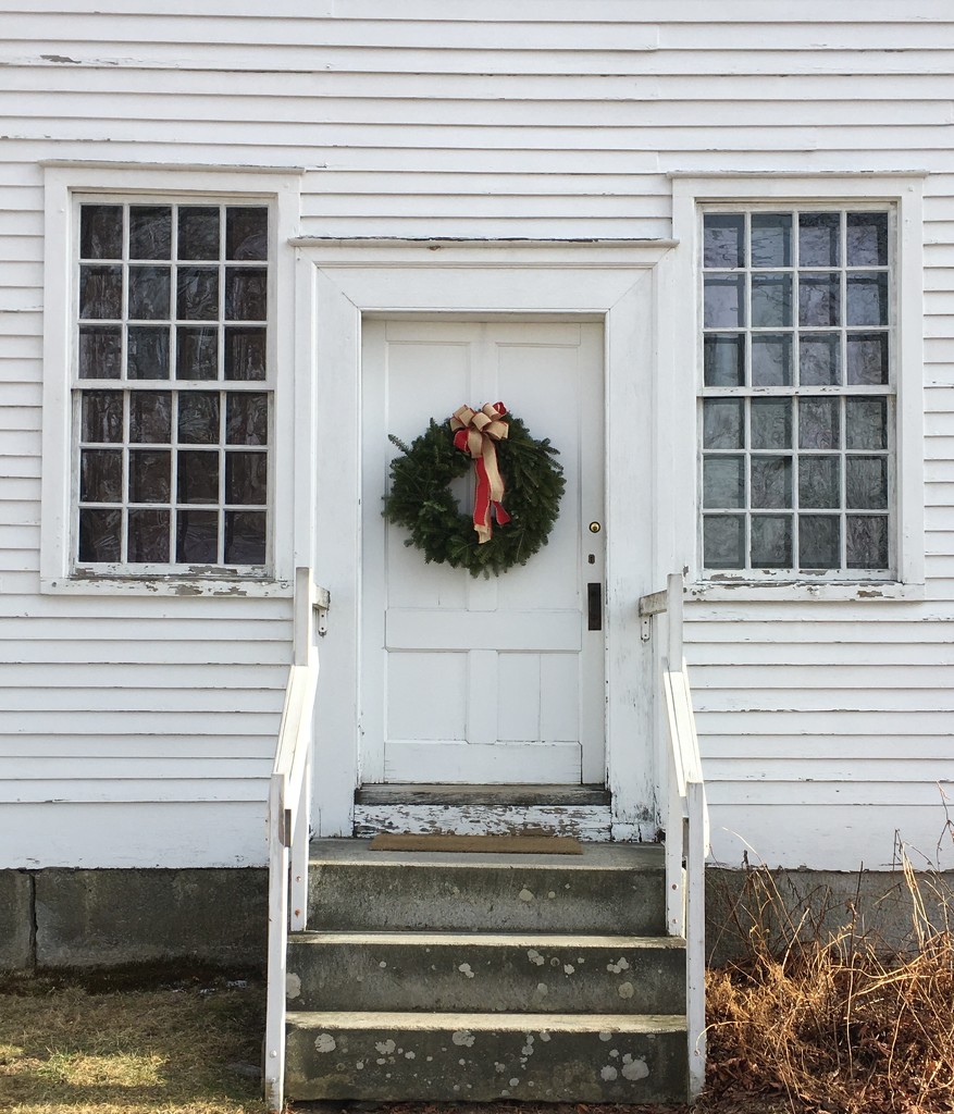 Wreath on White Door by clay88