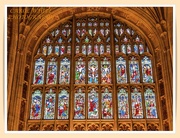 7th Jan 2020 - Stained Glass Window Above The Altar,Sherborne Abbey