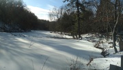 7th Jan 2020 - Blue skies over frozen river