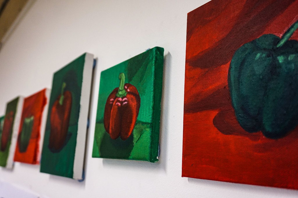 Painted peppers by m2016