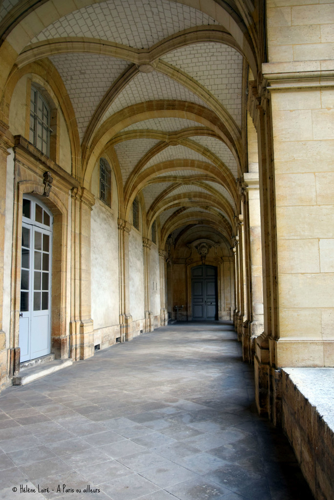 Saint Remi abbey's cloister by parisouailleurs