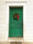 7th Jan 2020 - Green Door with Wreath