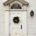 White Door with Wreath by clay88
