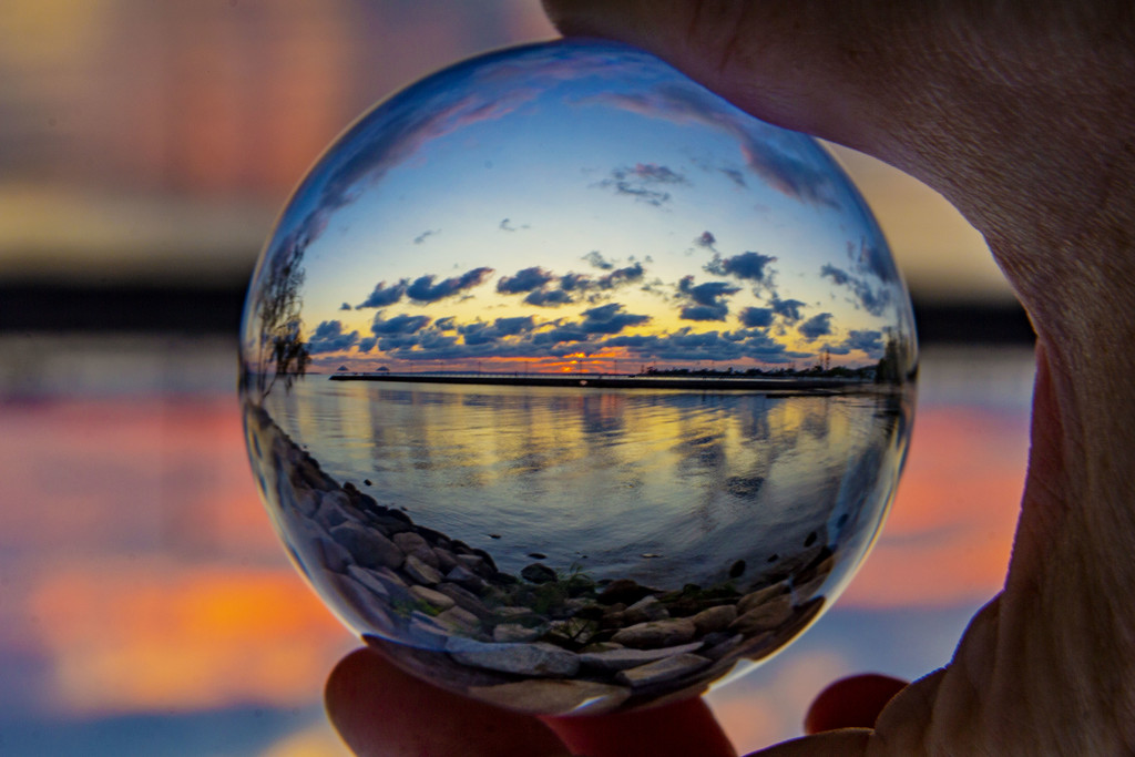 Glass Ball Dawn by corymbia