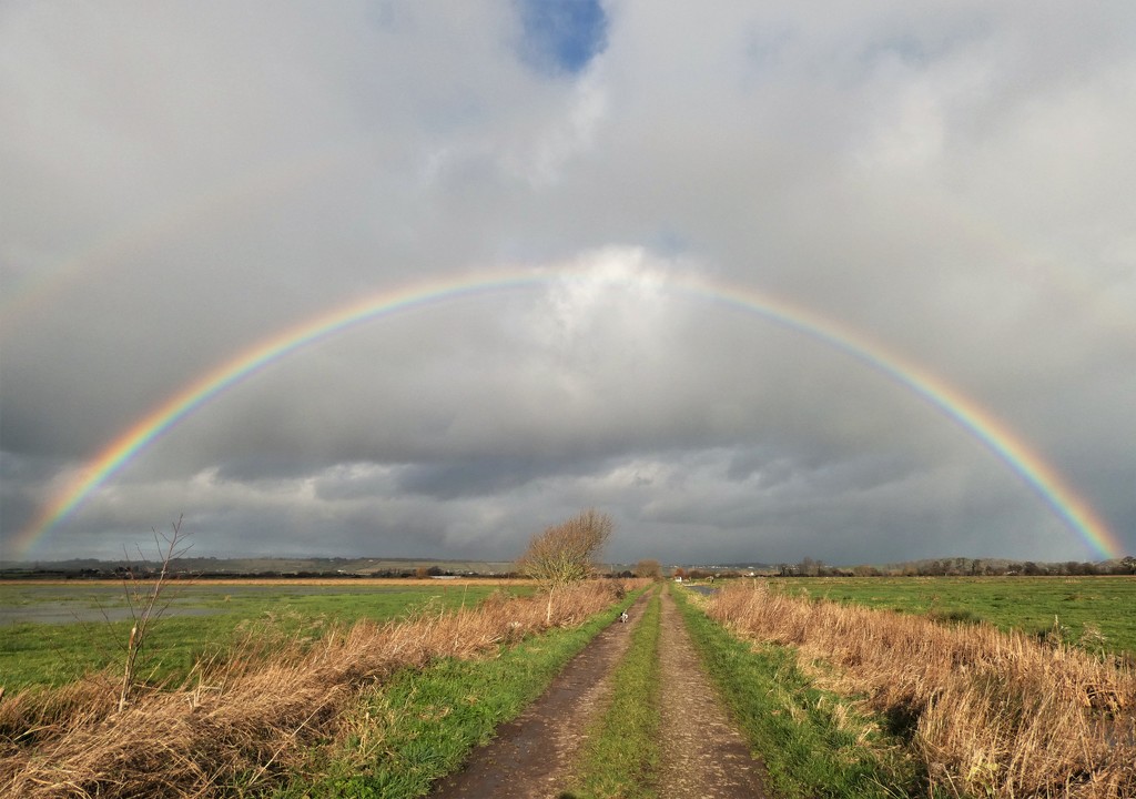 Rainbow over the Levels by julienne1