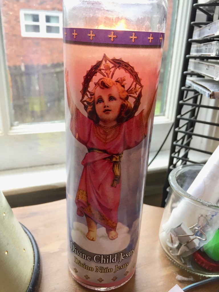 Baby Jesus candle by margonaut