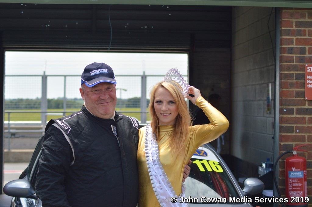 Gridgirl and Racedriver by motorsports