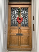 20th Jan 2020 - Red heart on a door. 