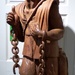 Oak Sculpture of a freed slave by fishers