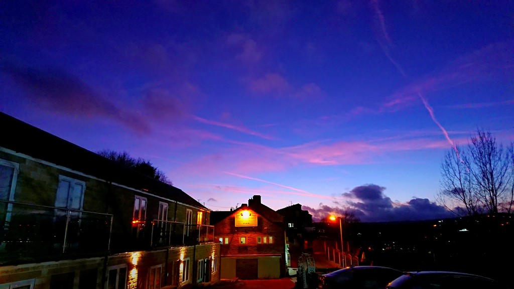 Night sky in Calderdale by peadar