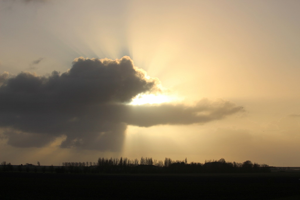 The sun shines behind the clouds (Dutch proverb) by pyrrhula