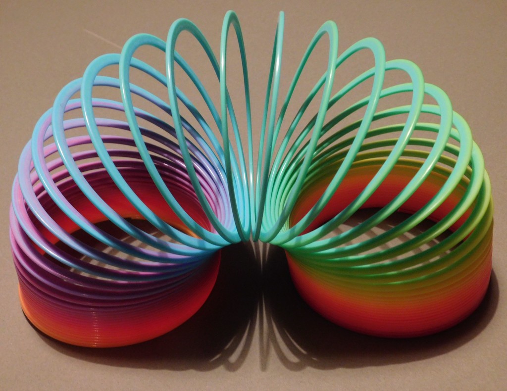 Further to yesterday's post - here is a Giant Rainbow Slinky! by 365anne