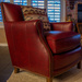 One of Two Red leather chairs  by samae
