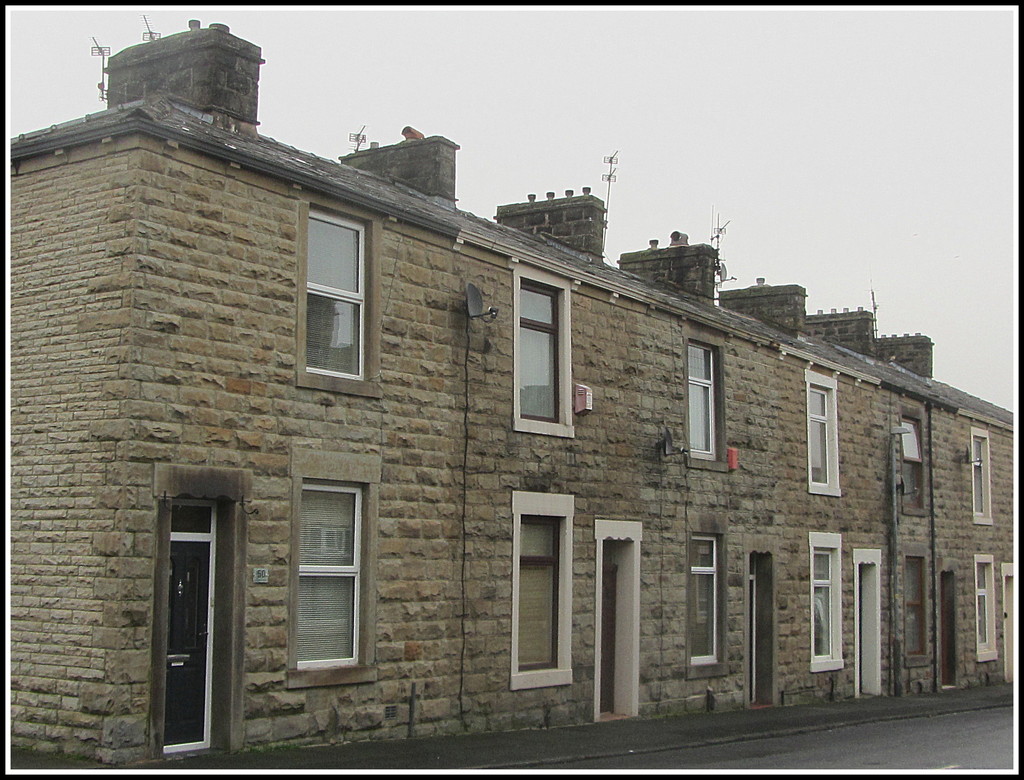 Terraced houses on Knowles Street. by grace55