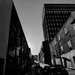Black and white buildings, Sheffield UK by isaacsnek