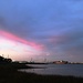 Sky and sunset over Charleston Harbor from Waterfront Park by congaree