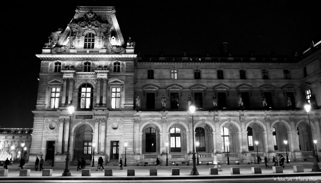 walking in front of the Louvre by parisouailleurs