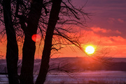 25th Jan 2020 - Sunset Over Wintry Pastoral Landscape