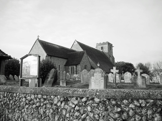 Lyminster church b and w by Josie Gilbert · 365 Project