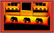 29th Jan 2020 - Elephants on a draught excluder