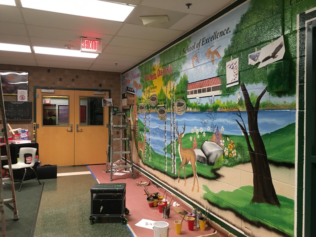 we’re getting a new mural in the front hall by wiesnerbeth