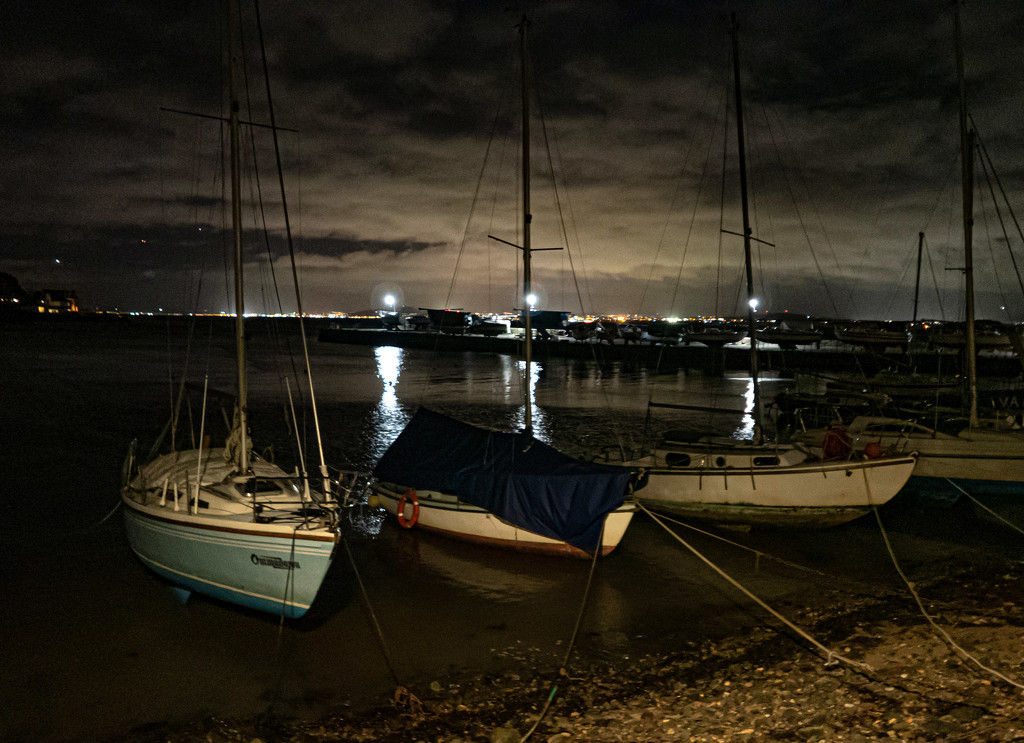 Night Harbour by frequentframes