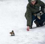 27th Jan 2020 - Feeding the squirrels