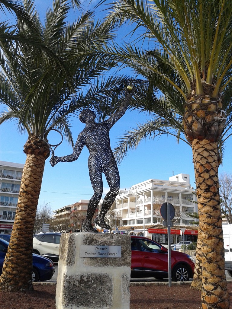 Javea is very proud of its famous tennis player. by chimfa