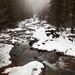 Winter stream by kiwichick