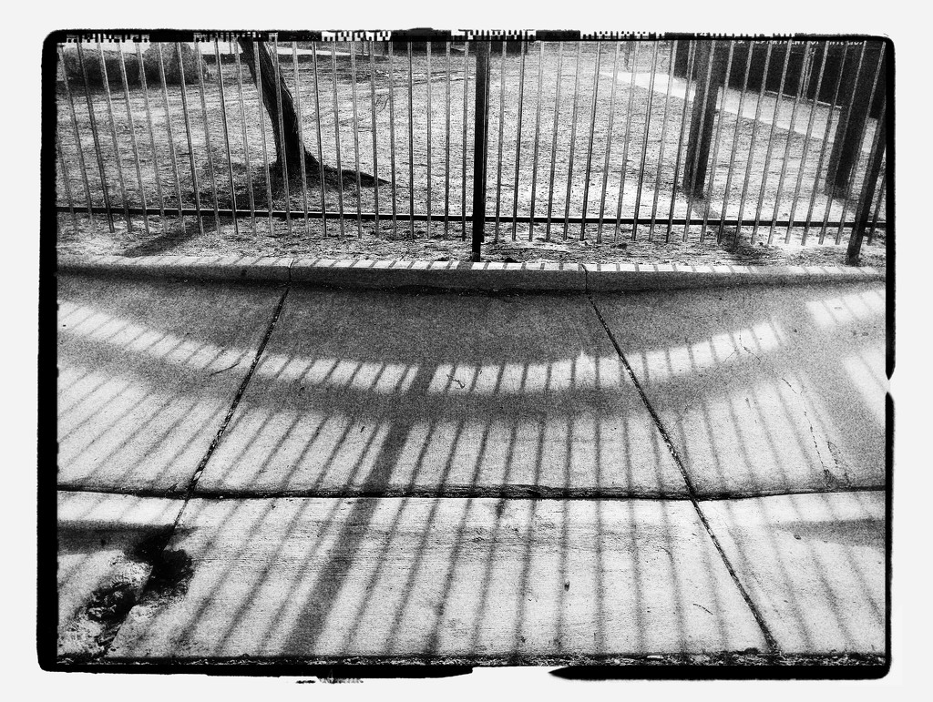 Fence shadow by jeffjones