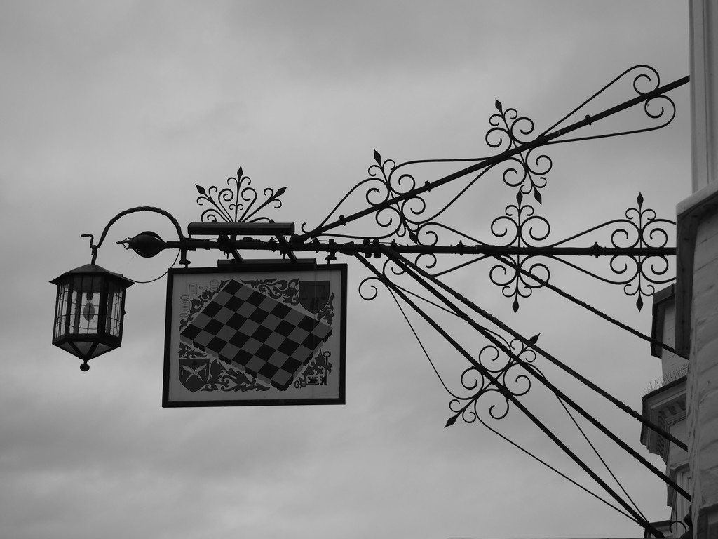 Chequers Pub sign by josiegilbert