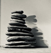 5th Feb 2020 - Stone stack and shadow.