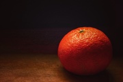 7th Feb 2020 - Dark Food: Single Orange 